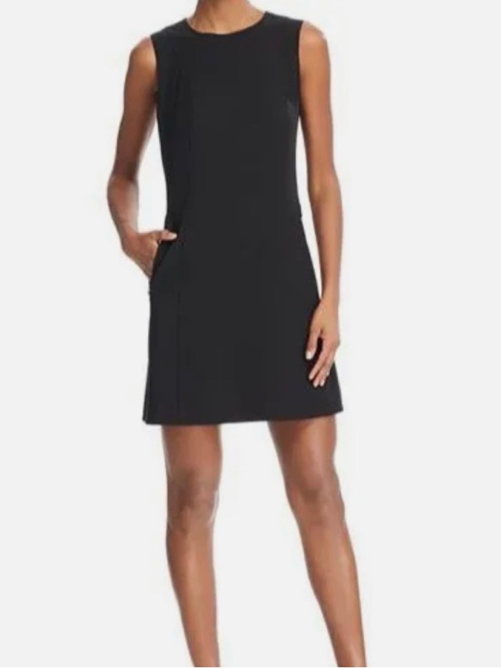 NWT Theory Black Sheath Dress Size 6